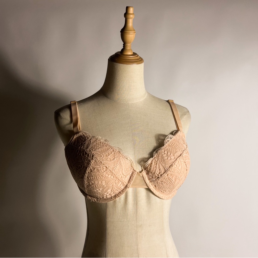 LIVELY Lace Underwire Molded Cup Bra Blush 36C